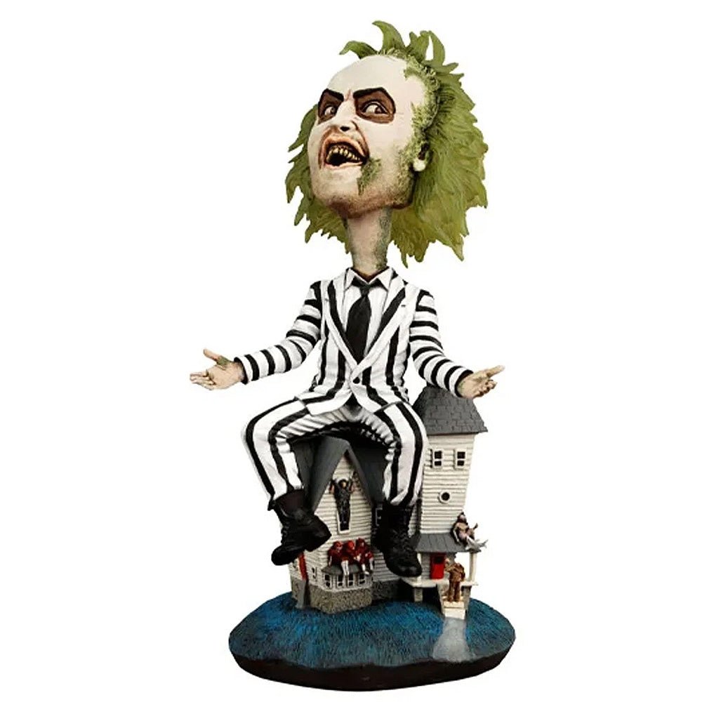 【予約商品】 BEETLEJUICE ビートルジュース - Striped Suit Head Knocker Bobblehead / フィギュア・人形 - PGS
